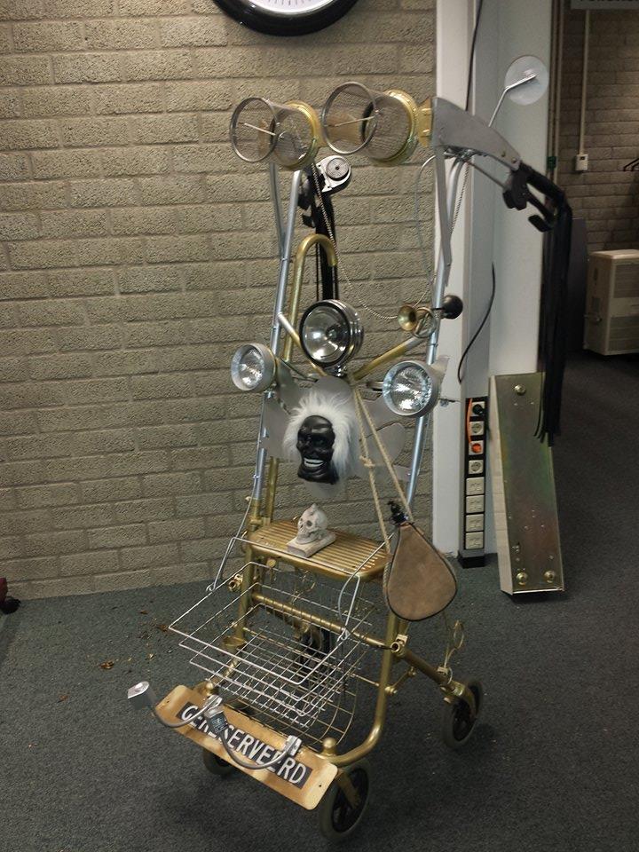 Steampunk Biker Rollator